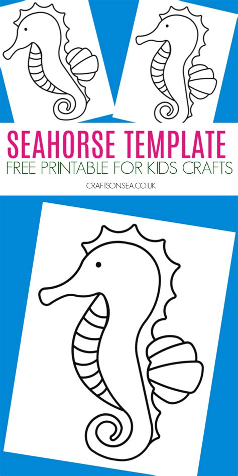 the paper seahorse|free seahorse printables.